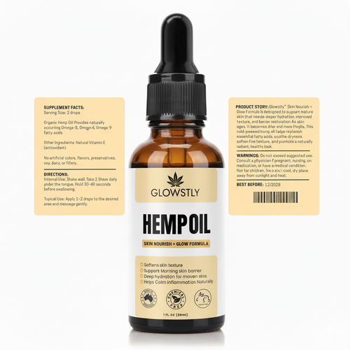 Hemp Oil for Skin & Glow