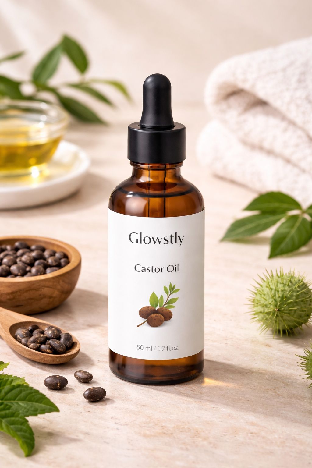 Glowstly Castor Oil for Eyebrow & Eyelashes