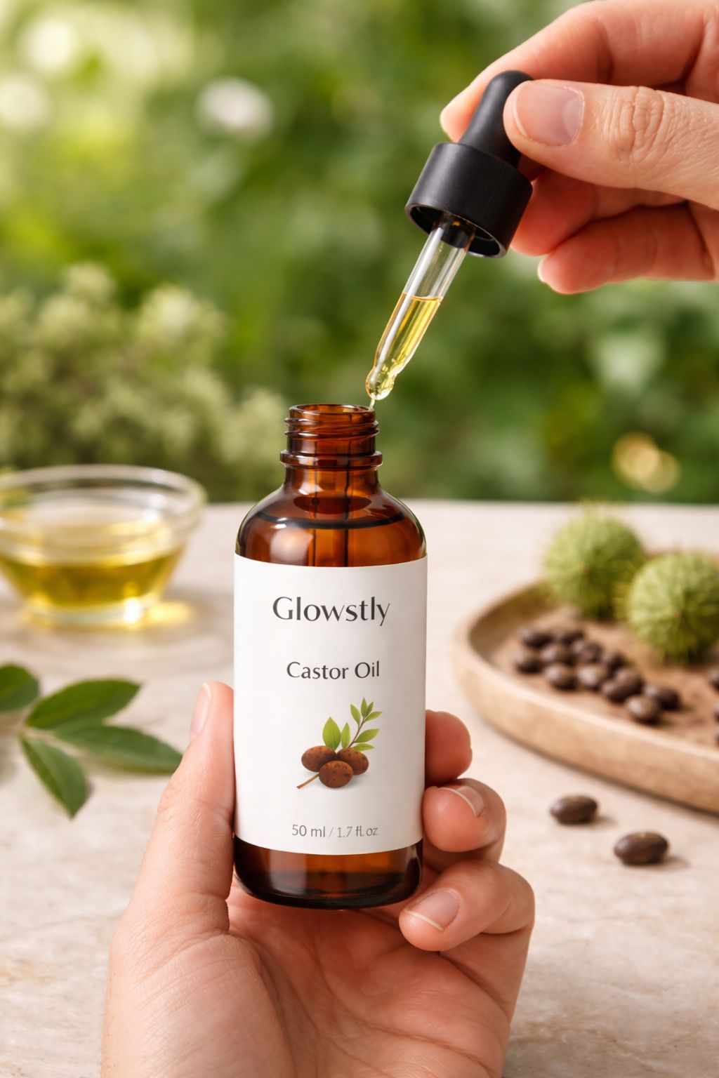 Glowstly Castor Oil for Eyebrow & Eyelashes