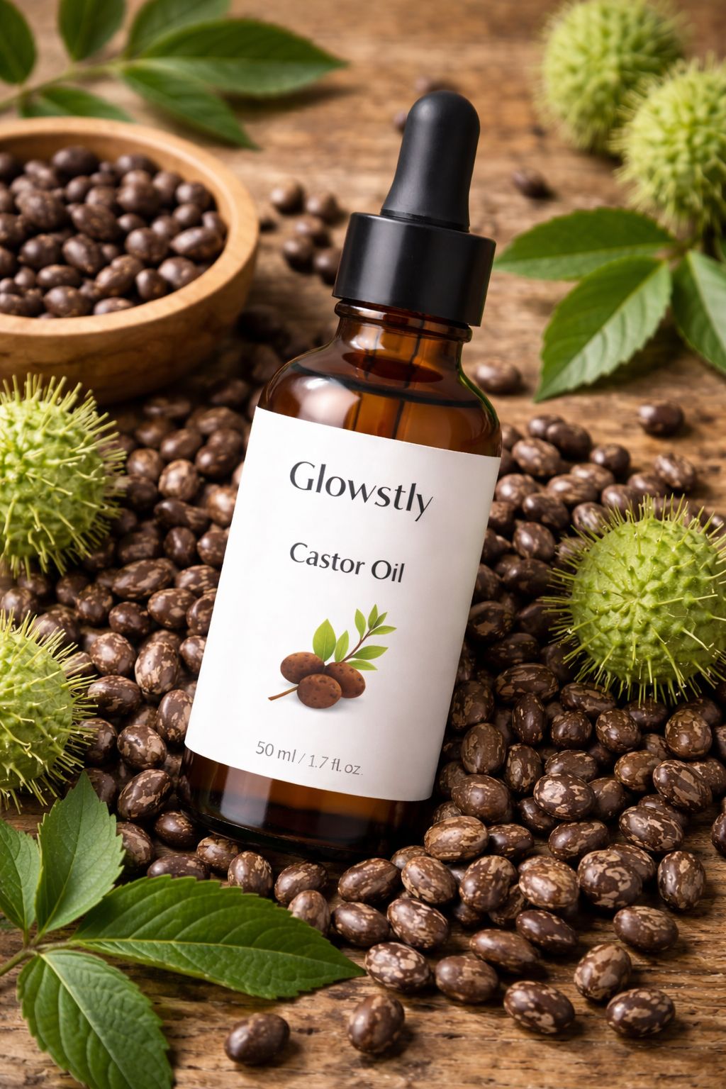 Glowstly Castor Oil for Eyebrow & Eyelashes